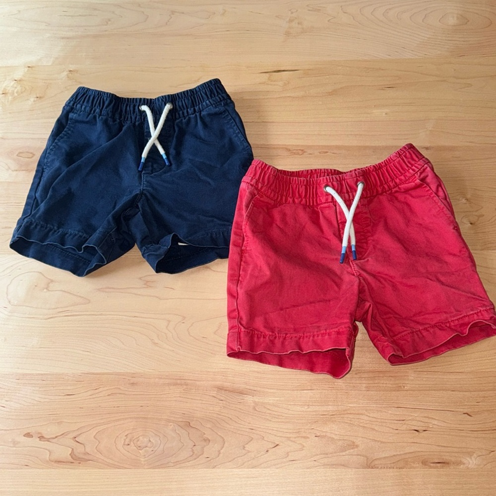 Gap Boys Chino Shorts in Blue and Red Size XS (4-5) 4th of July